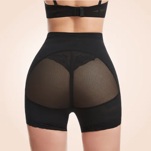 Mesh Booty High Waist Tightening Underwear Shapewear Shorts