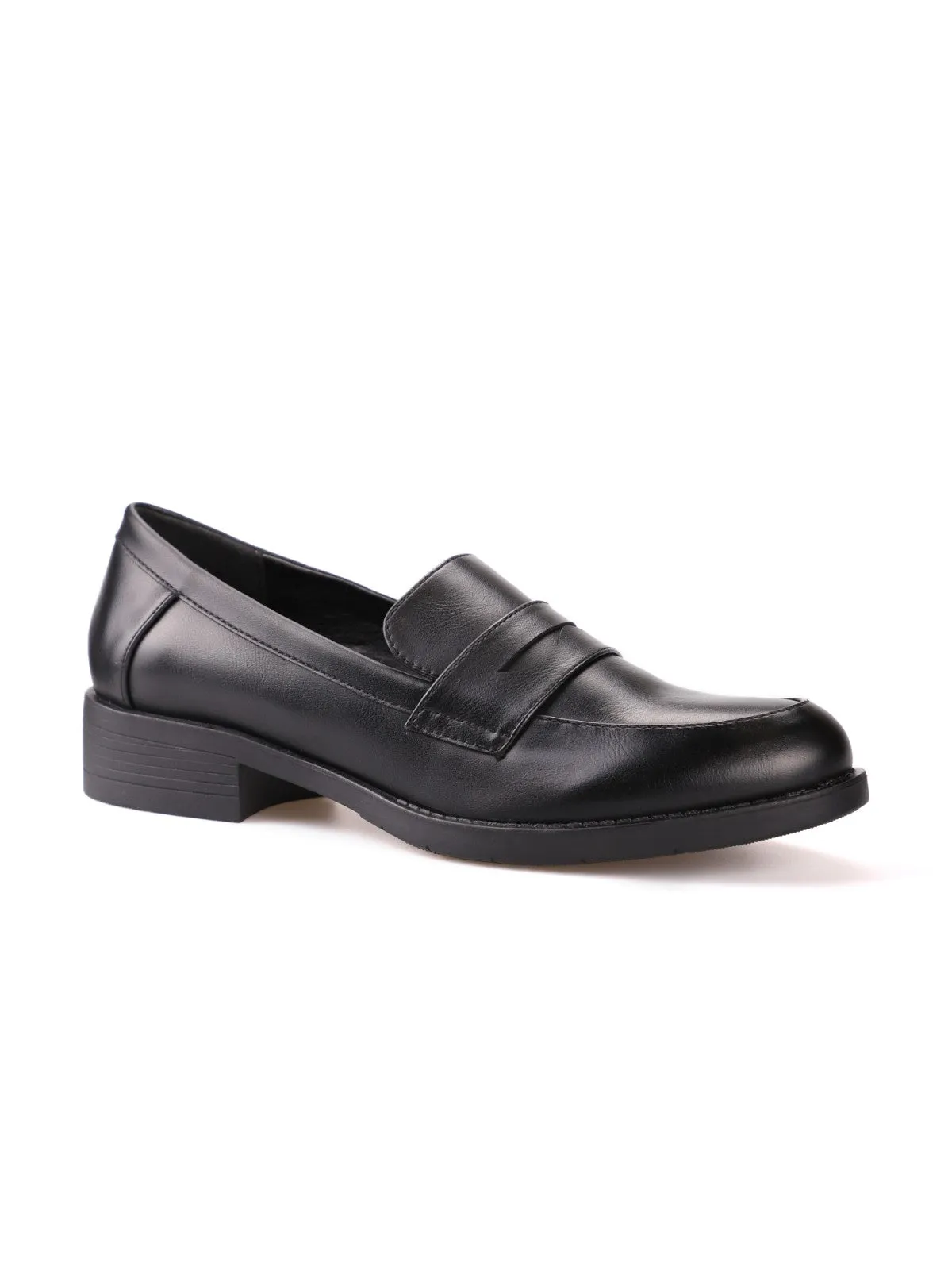 Mocassins Femmes plates, Loafer noir