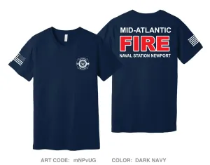 Naval Station Newport Fire and Emergency Comfort Unisex Cotton SS Tee - mNPvUG