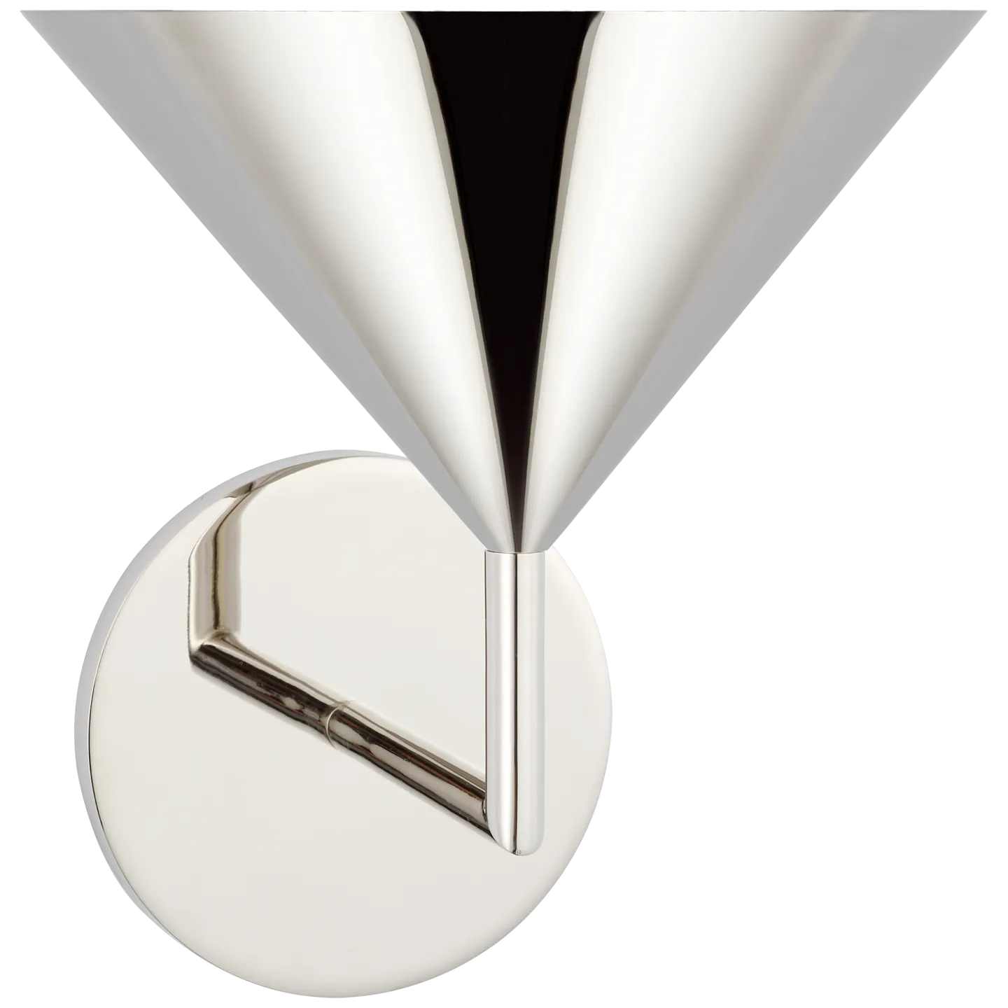 Orsay Small Single Sconce in Polished Nickel
