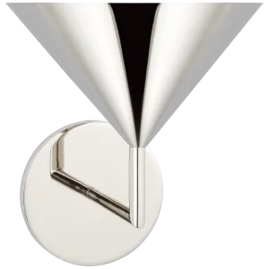 Orsay Small Single Sconce in Polished Nickel
