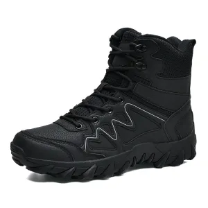 Outdoor Men Hiking Shoes Waterproof Breathable Tactical Combat Army Boots