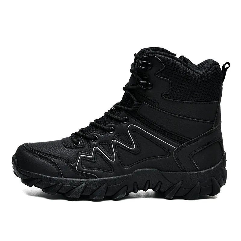 Outdoor Men Hiking Shoes Waterproof Breathable Tactical Combat Army Boots