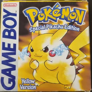 Pokémon Yellow i æske