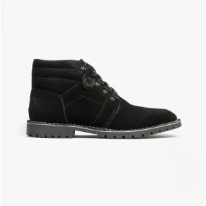 Popps TROOPER Mens Desert Boots Black