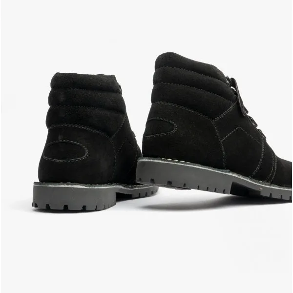 Popps TROOPER Mens Desert Boots Black