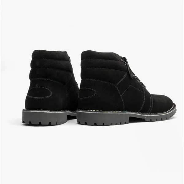 Popps TROOPER Mens Desert Boots Black