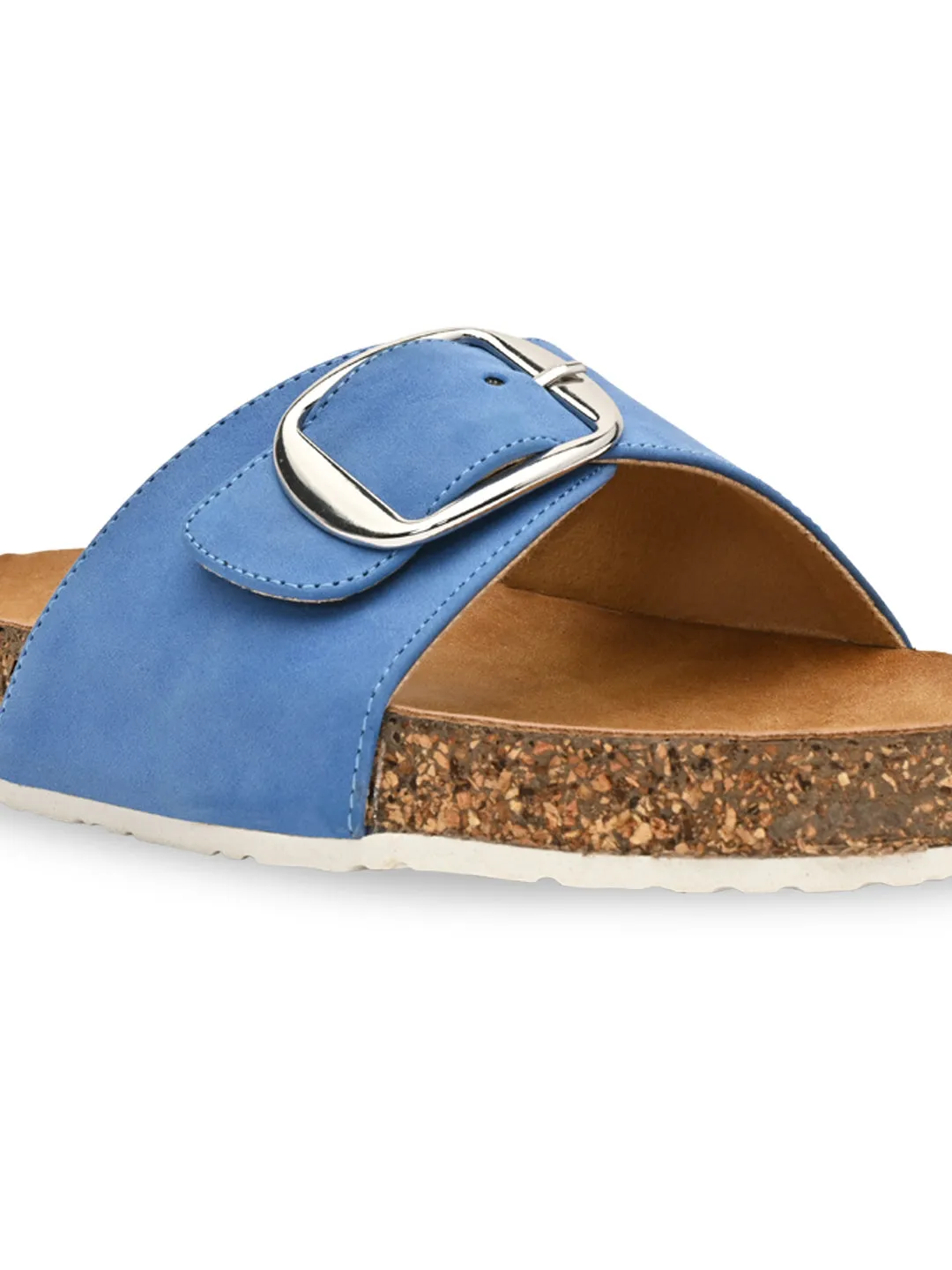 Rocia By Regal Blue Women Casual Flat Sliders