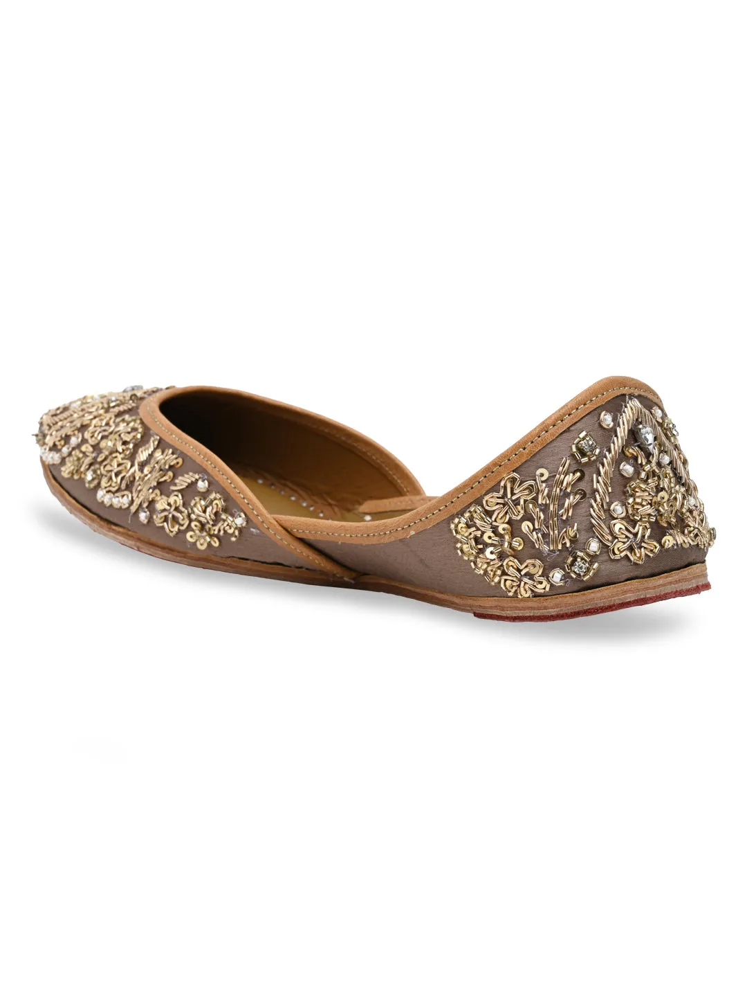 Rocia By Regal Nude Women Embroidered Mojris