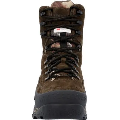 Rocky Men's Blizzards Stalker Max 9" Waterproof Insulated Work Boot Golden RKS0592