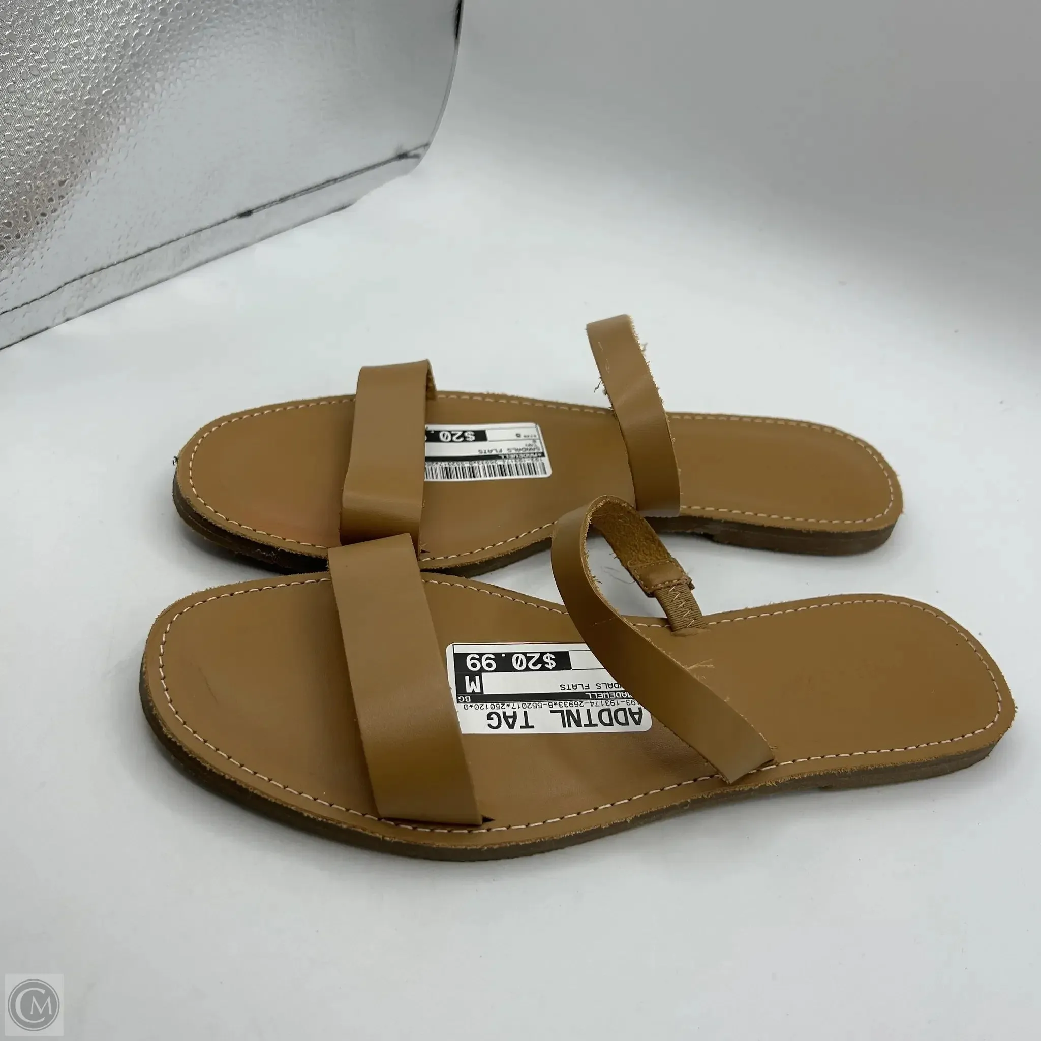 Sandals Flats By Madewell In Tan, Size: 8