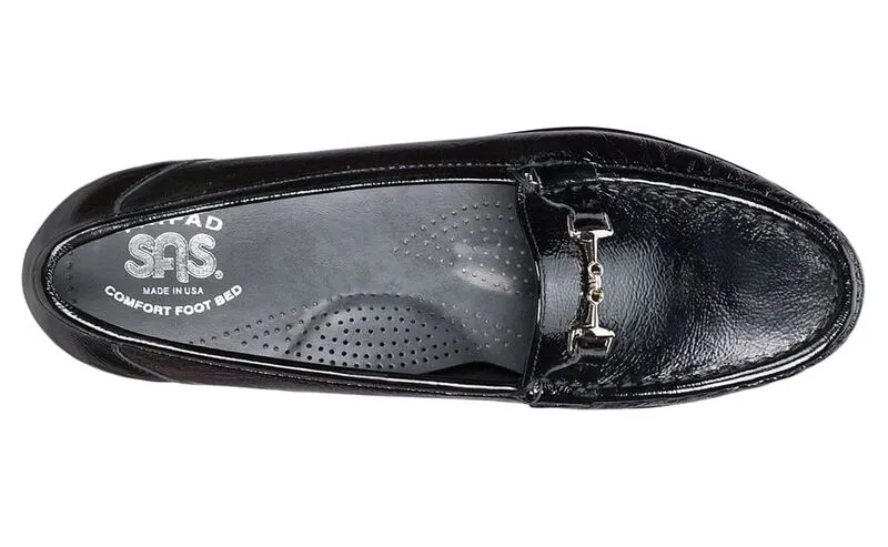 SAS Metro Slip On Loafer - Black Patent