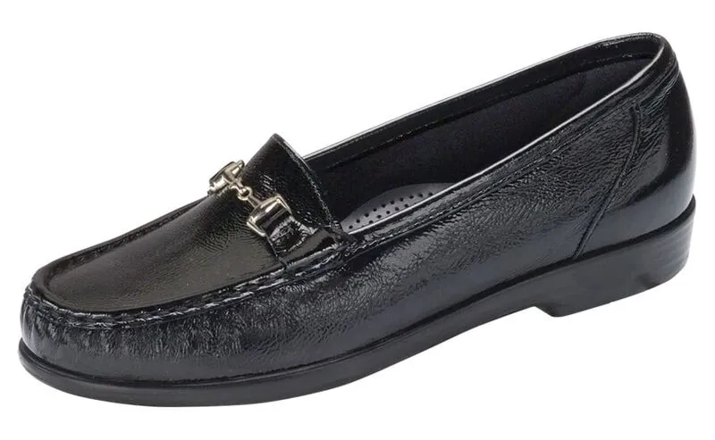 SAS Metro Slip On Loafer - Black Patent