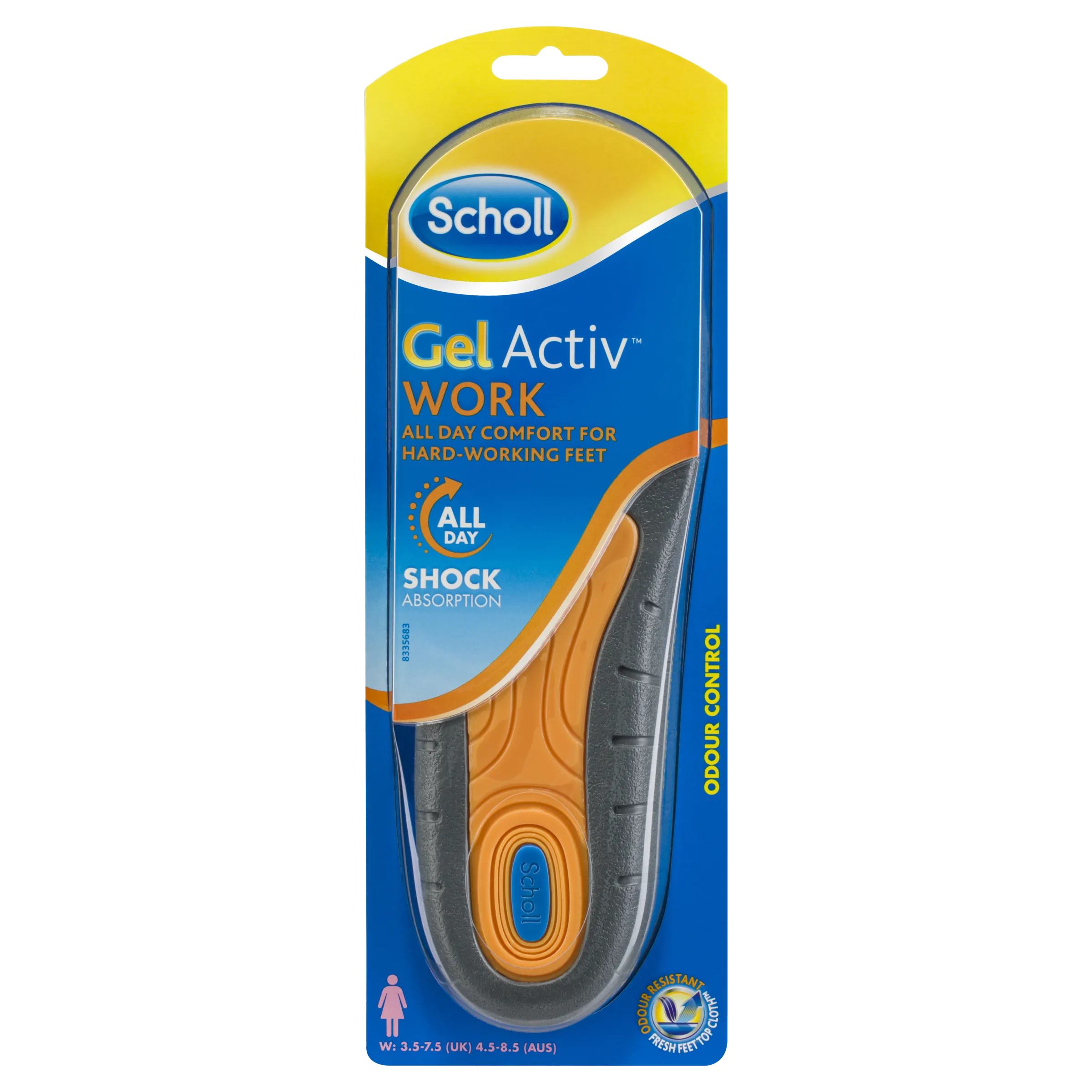 Scholl GelActiv Women's Insoles for Work