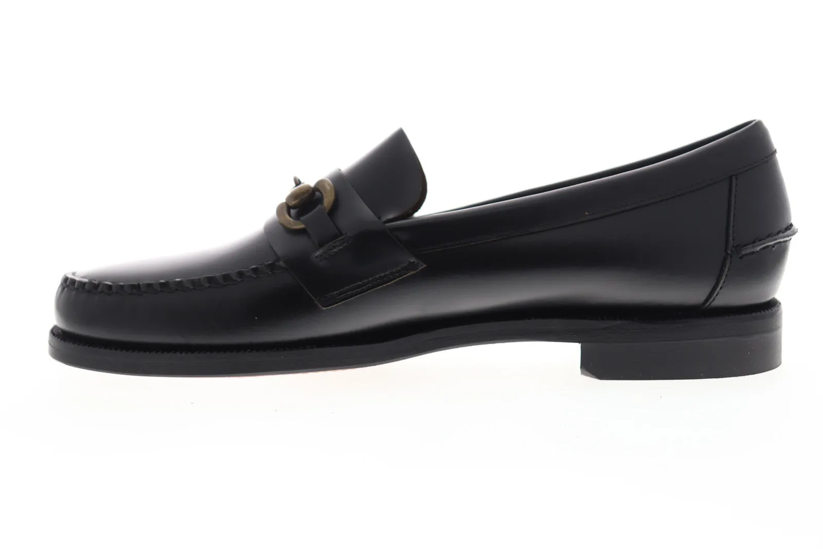 Sebago Classic Joe 7001570 Mens Black Wide Loafers & Slip Ons Casual Shoes