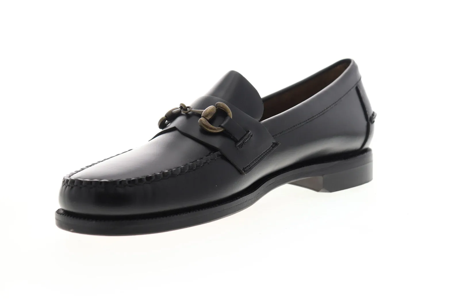 Sebago Classic Joe 7001570 Mens Black Wide Loafers & Slip Ons Casual Shoes