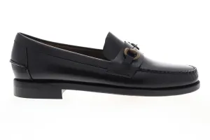 Sebago Classic Joe 7001570 Mens Black Wide Loafers & Slip Ons Casual Shoes