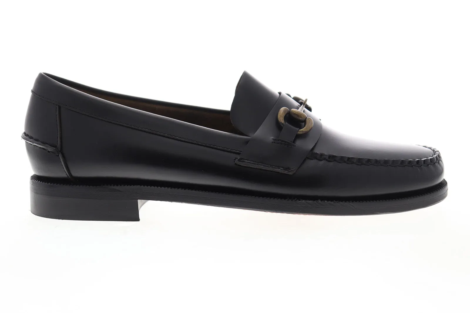 Sebago Classic Joe 7001570 Mens Black Wide Loafers & Slip Ons Casual Shoes