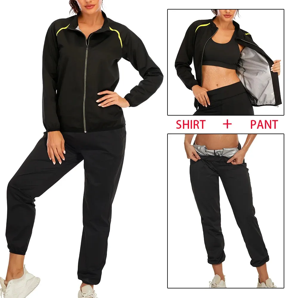 SEXYWG Womens Thermo Sauna Suit for Weight Loss  Fitness