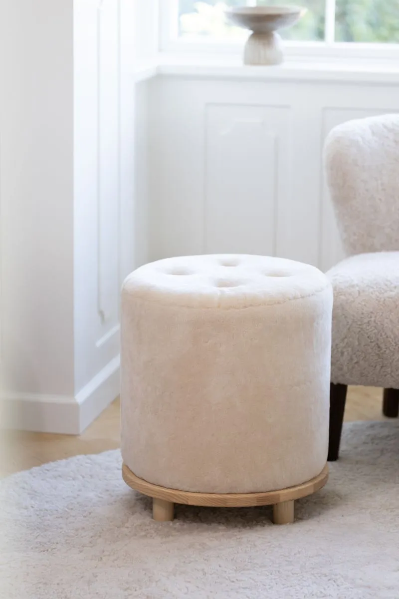 Simon Pouf Moccasin