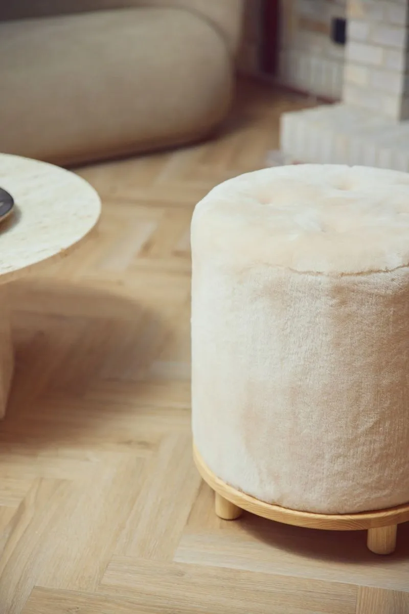 Simon Pouf Moccasin