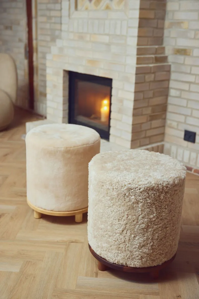Simon Pouf Moccasin