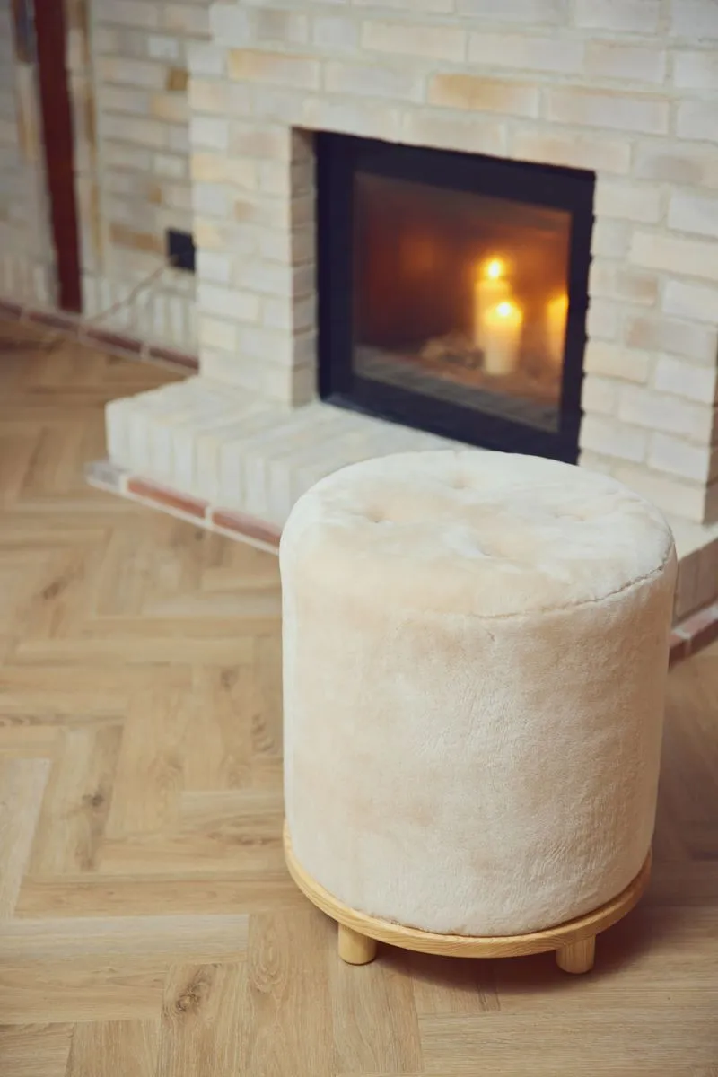 Simon Pouf Moccasin