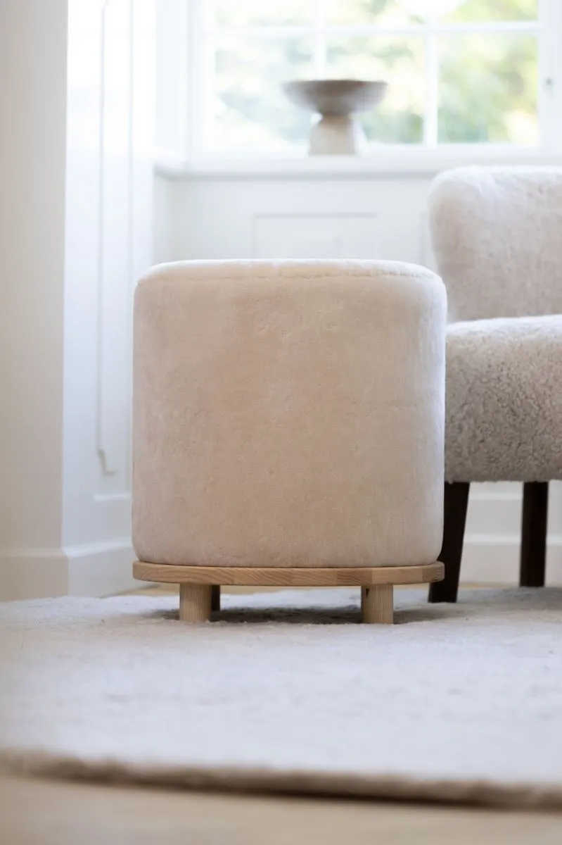 Simon Pouf Moccasin