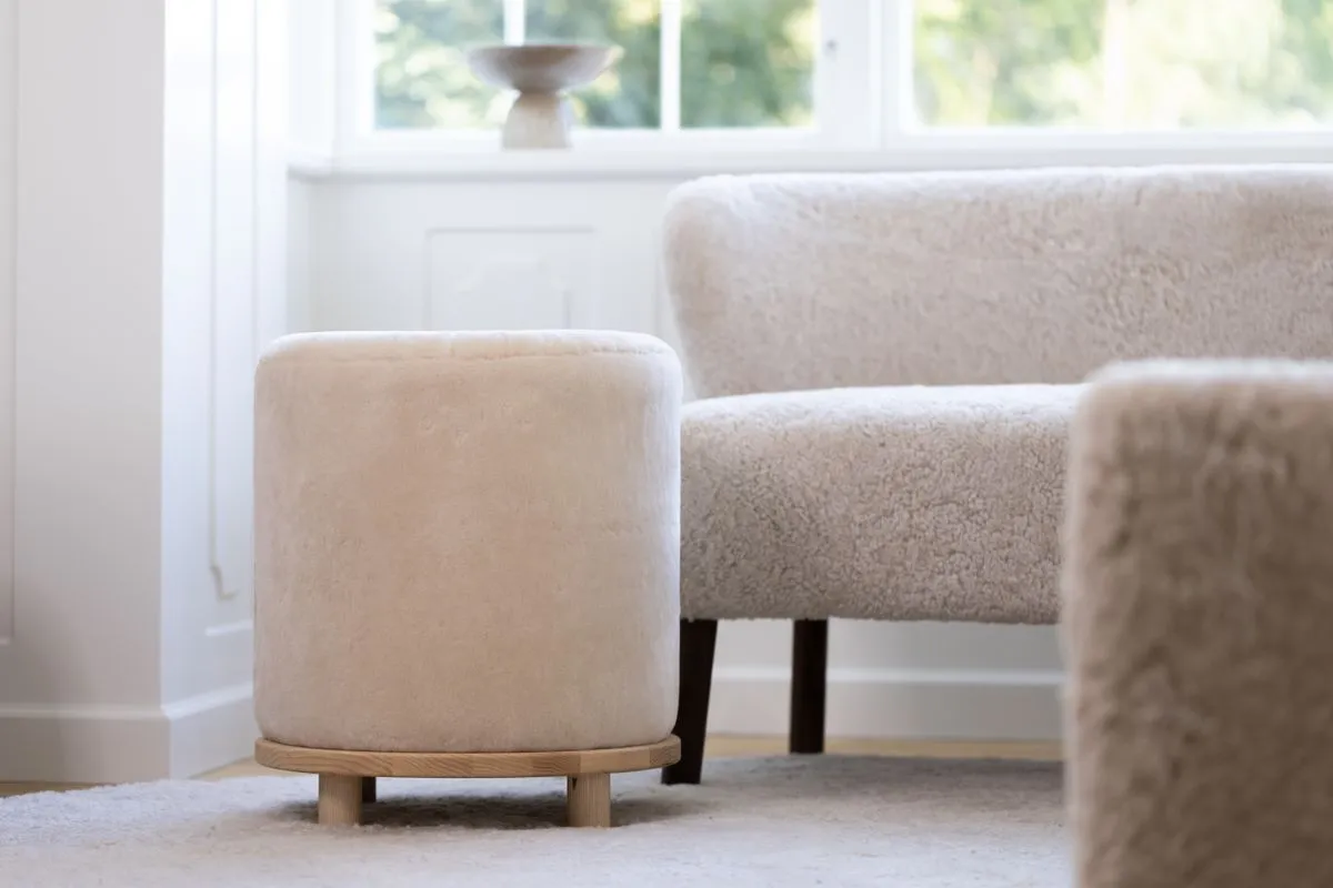 Simon Pouf Moccasin