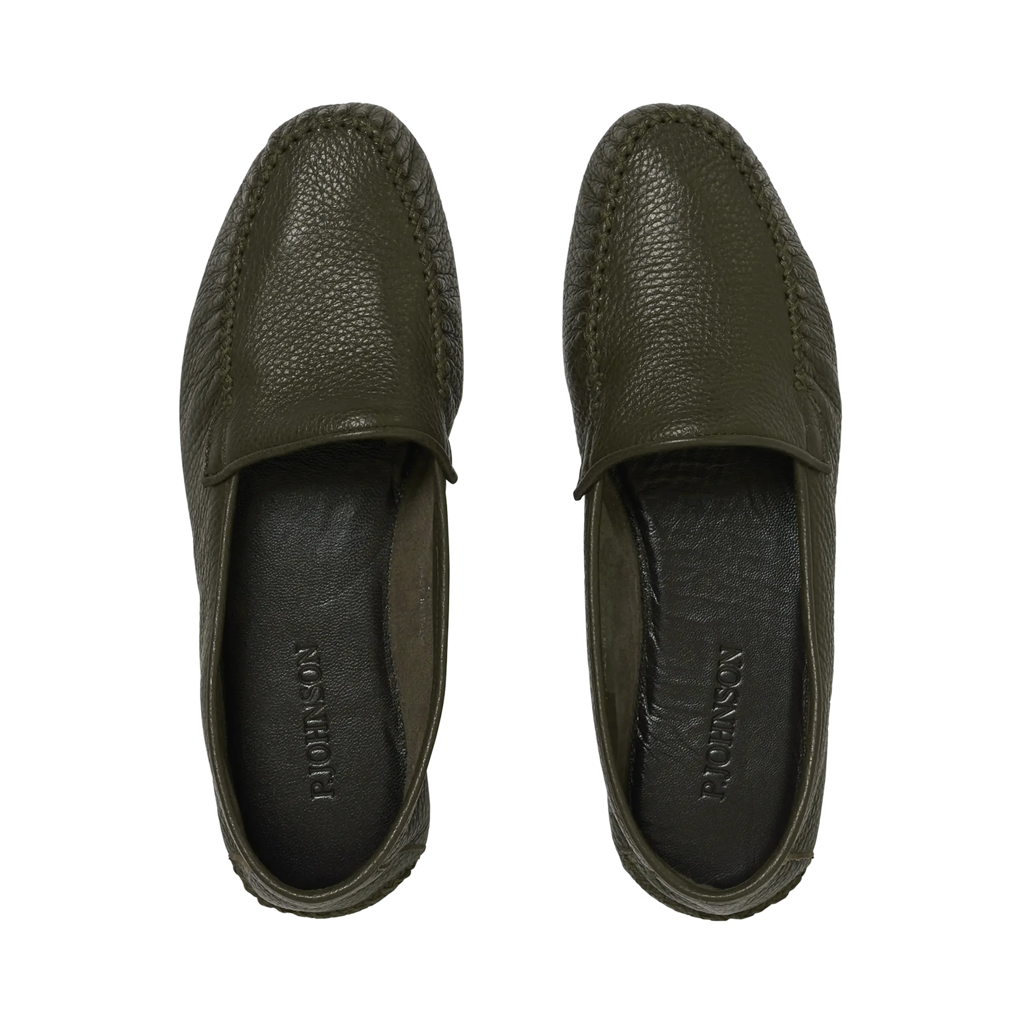 Soft Moccasin - Olive Deerskin