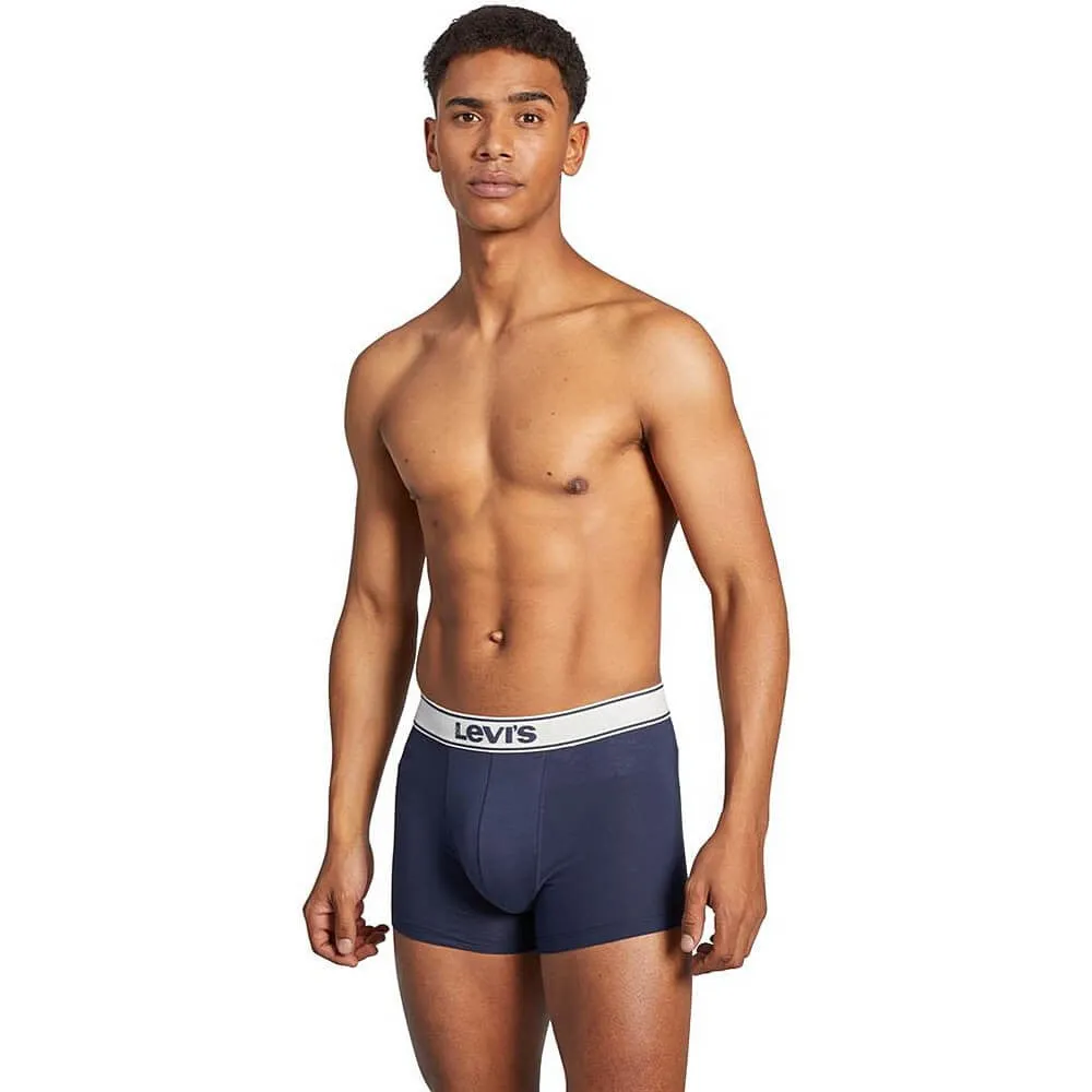 Súprava 3 kusov boxeriek Levi's® Giftbox Iconic Cotton Wb Boxer Brief 3P tmavomodré/šedé