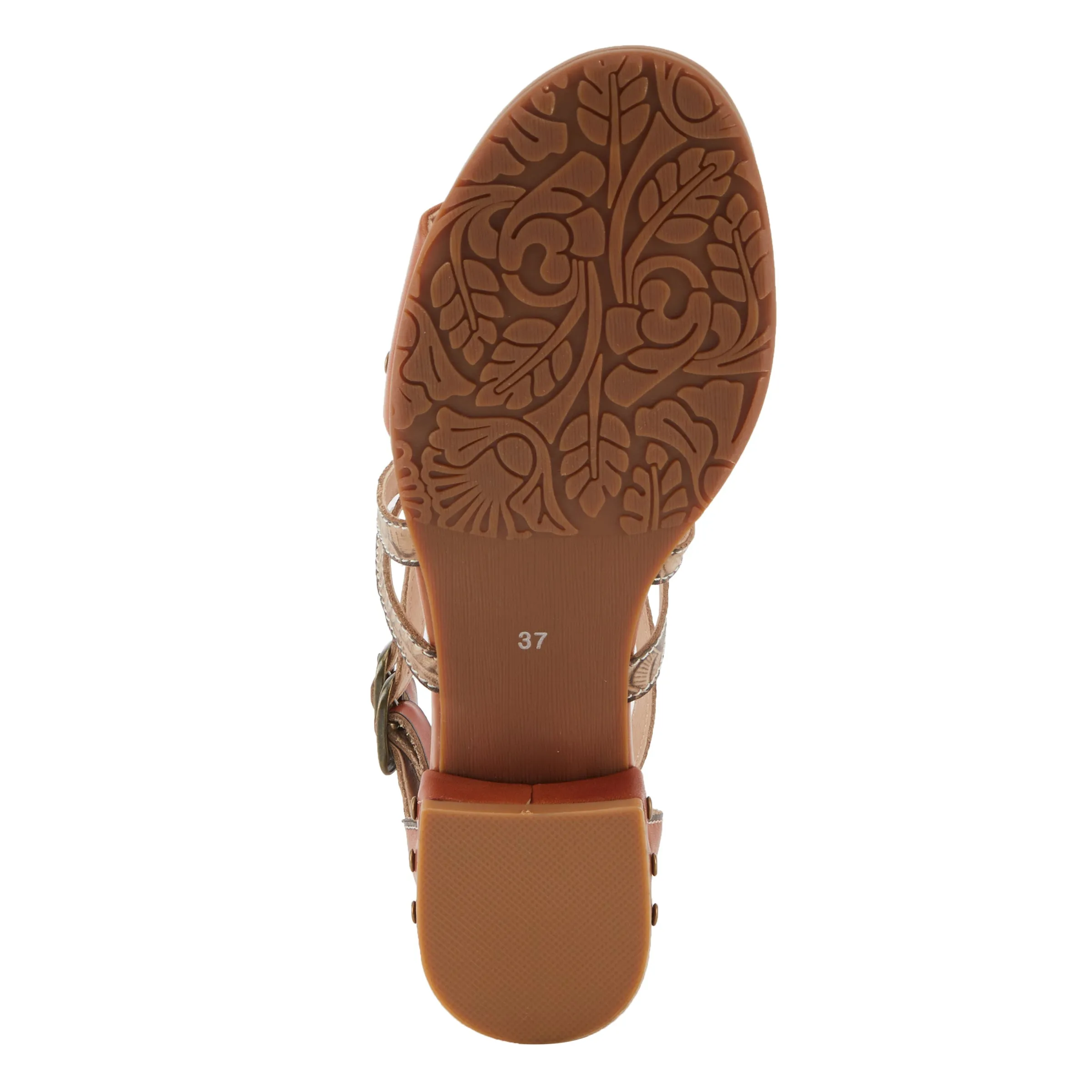 Spring Step Shoes  L'Artiste Carys Sandals Women’s Leather Black 1" Heel