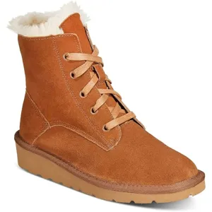 STYLE & COMPANY Womens Brown Slip Resistant Breathable Insulated Round Toe Wedge Lace-Up Snow Boots 10