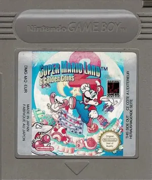 Super Mario Land 2 (solbleget label)