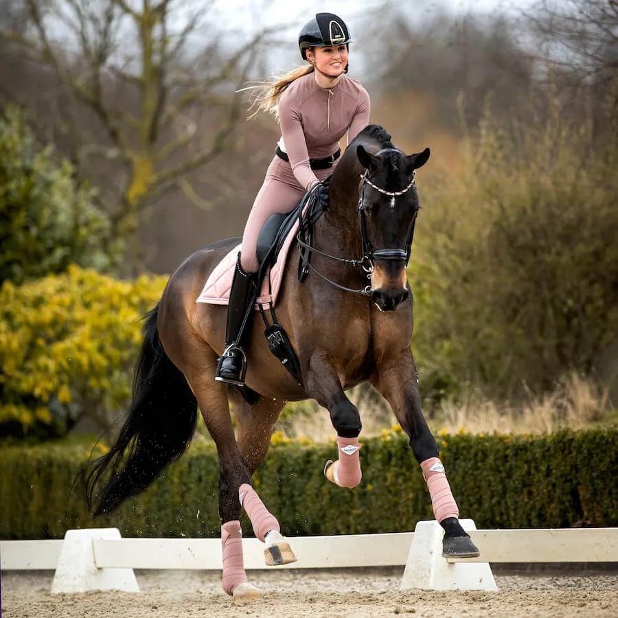 Technical Polo Wraps - Smokey Rose