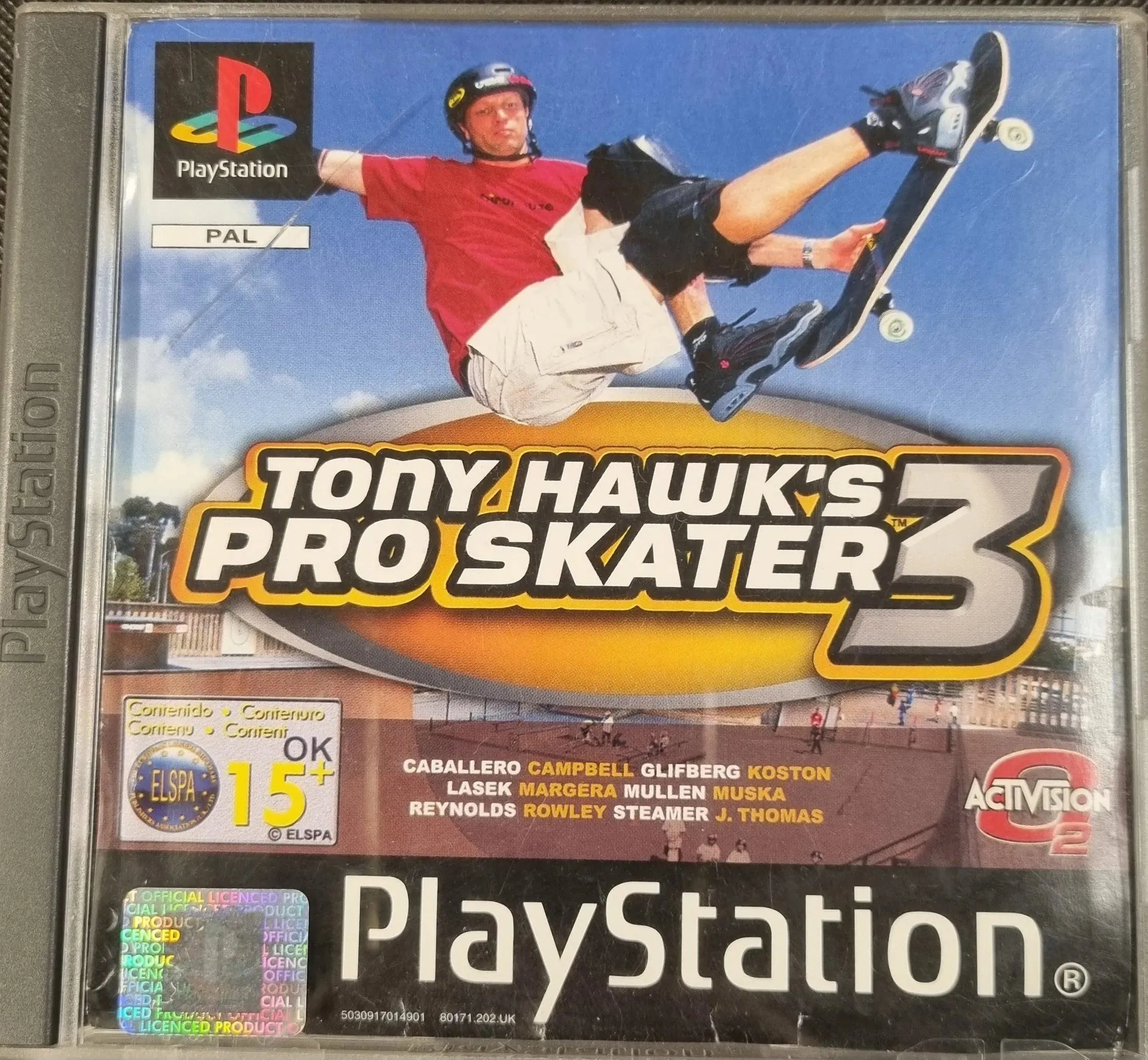Tony Hawk's Pro Skater 3 (kosmetiske fejl)