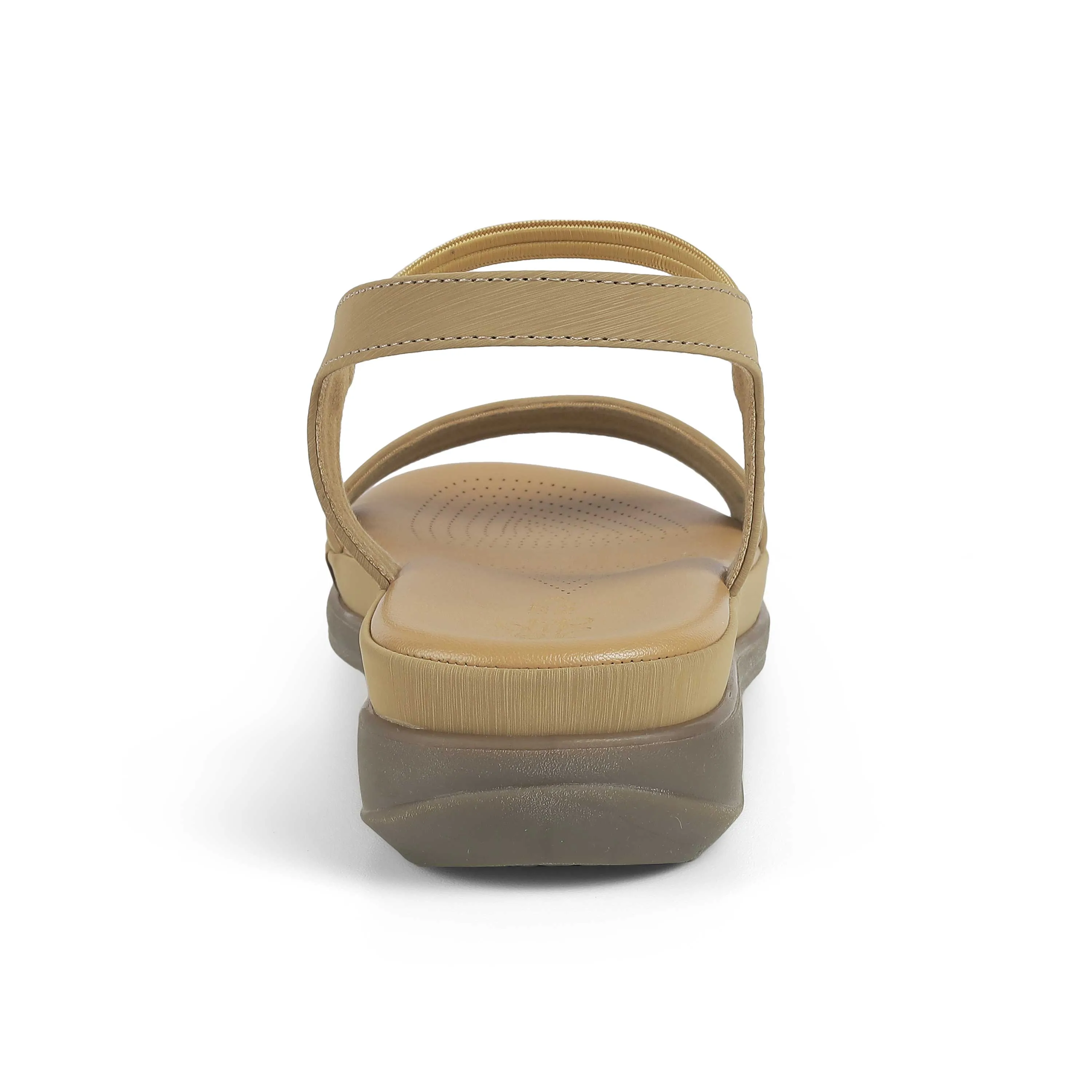 Tresmode Ajio Beige Women's Casual Platform Flats