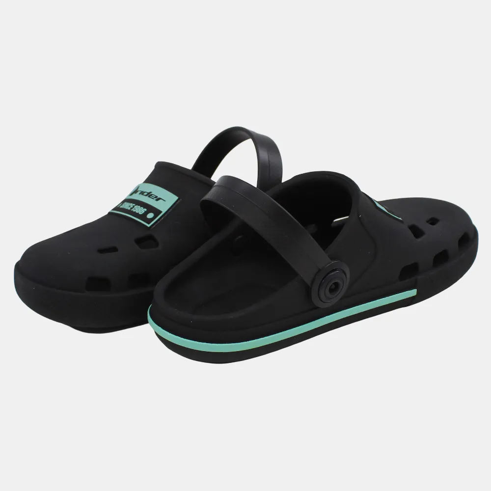 Unisex Rubber Clogs Slippers - Black