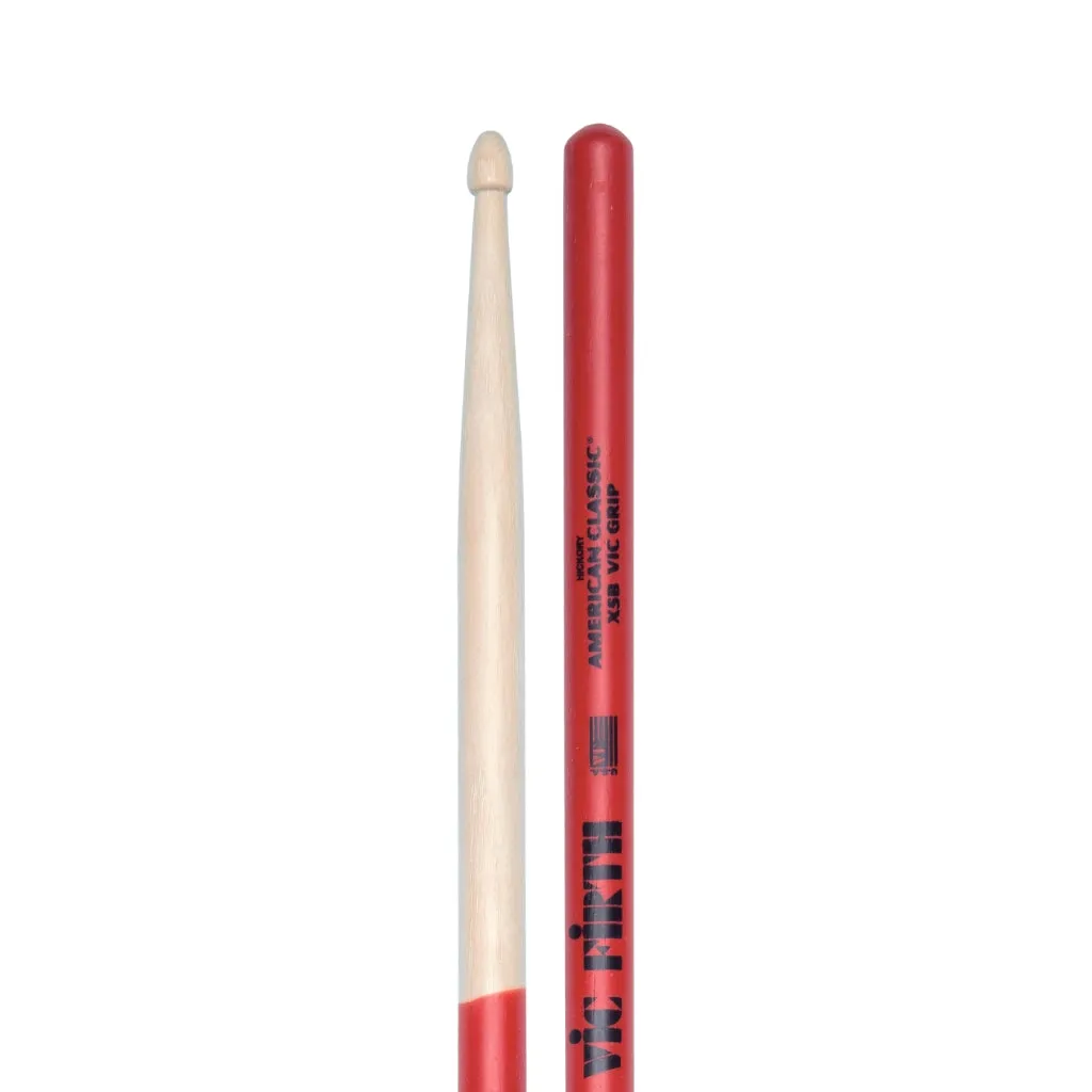 Vic Firth American Classic Wood Tip Extreme 5B with Vic Grip