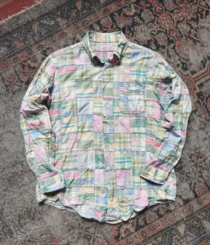 Vintage Brooks Brothers Patch Madras Shirt
