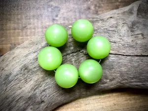 Vintage Moon-Glow Lucite Bead Strand