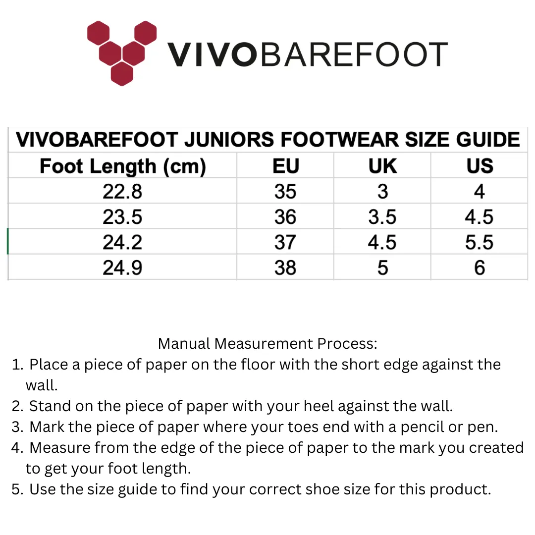 Vivobarefoot - Primus Sport III - Obsidian - Juniors