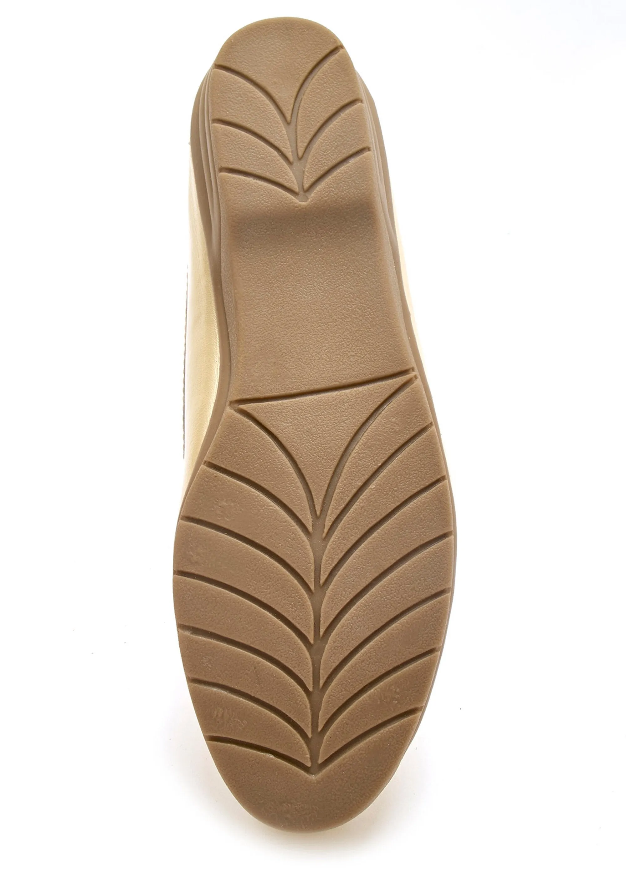 Wide width leather moccasins