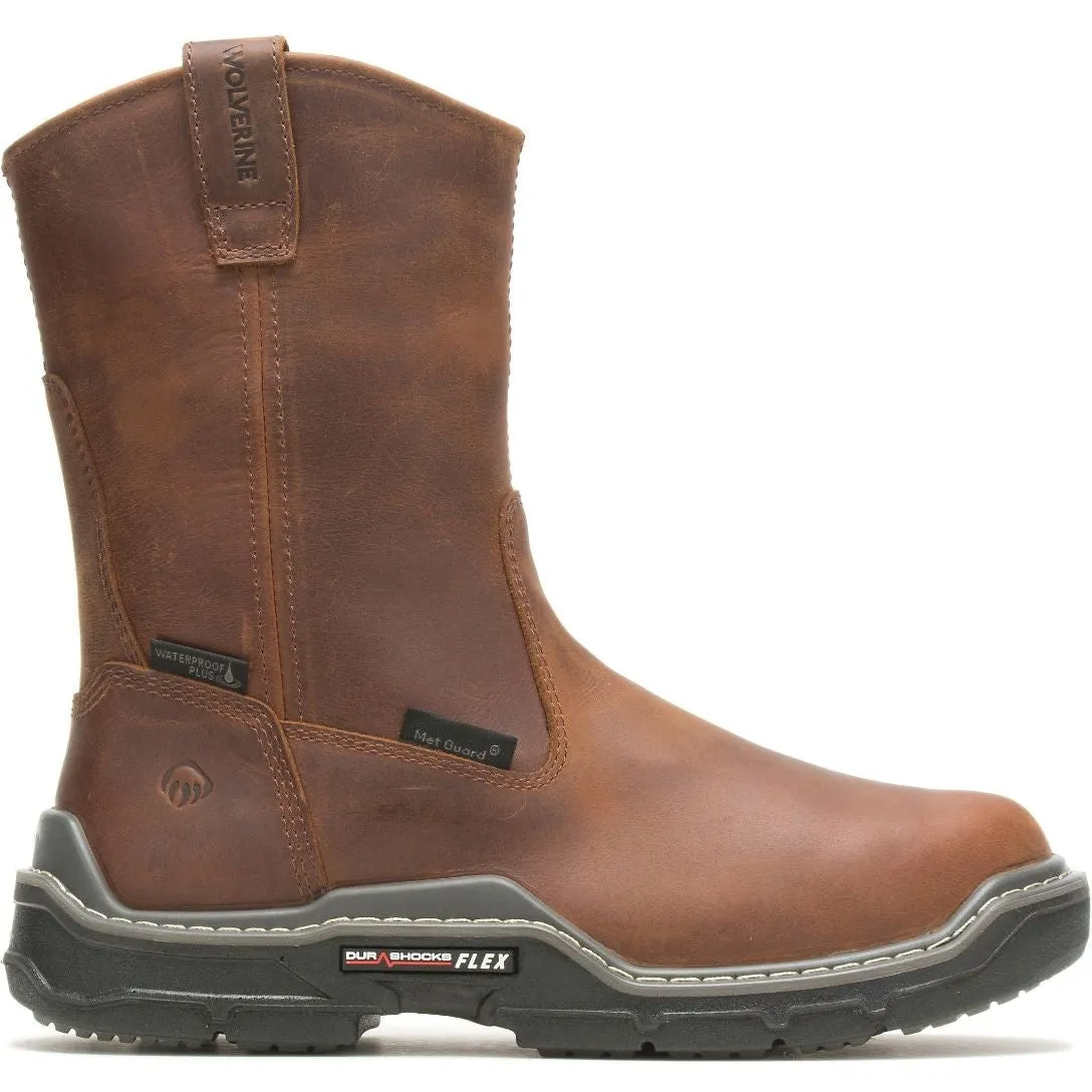 Wolverine Men's Raider Durashocks Waterproof Work Boot - Peanut - W211169