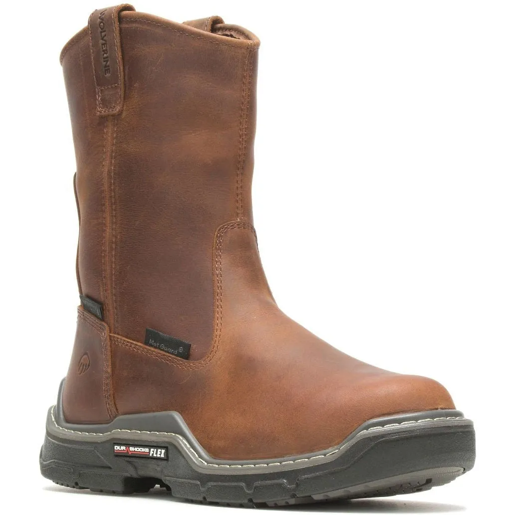 Wolverine Men's Raider Durashocks Waterproof Work Boot - Peanut - W211169