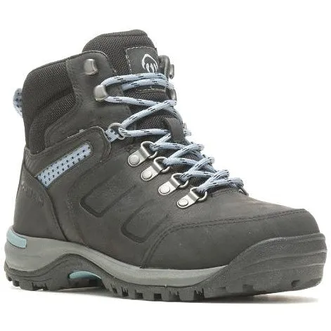 Wolverine Women's Chisel 6" Soft Toe Waterproof Slip Resistant Work Boot -Black- W230032
