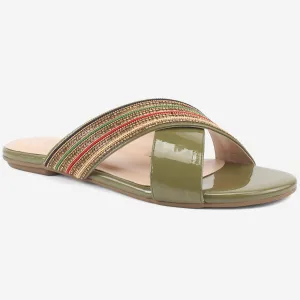 Women "BRIGITTA" Casual Flat Slippers