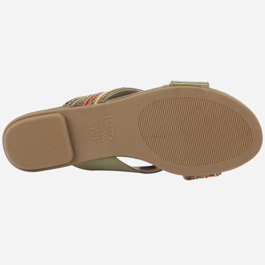 Women "BRIGITTA" Casual Flat Slippers