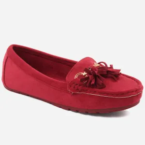 WOMEN "LEA" COMFORT SUEDE MOCCASINS