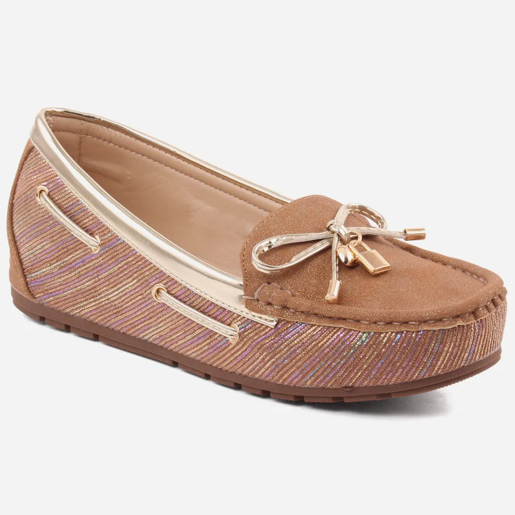 Women "MARLO" Square Toe Moccasins